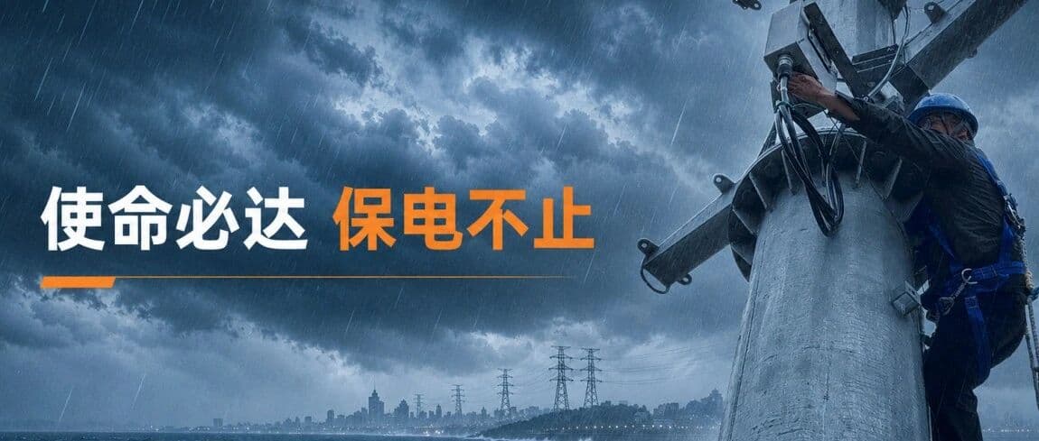 使命必达，保电不止：英同电气全力支援台风“白海豚”配网应急抢修与电力维护